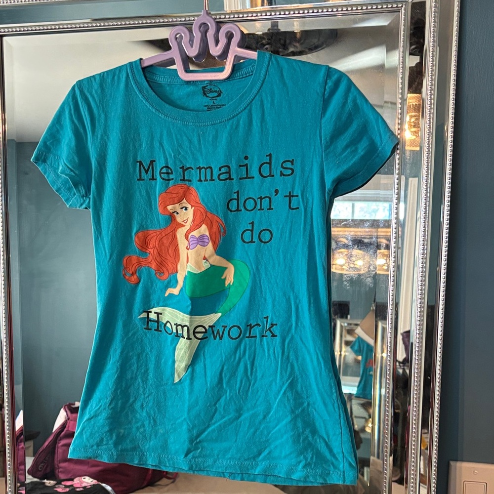 Blue Ariel Graphic T-Shirt